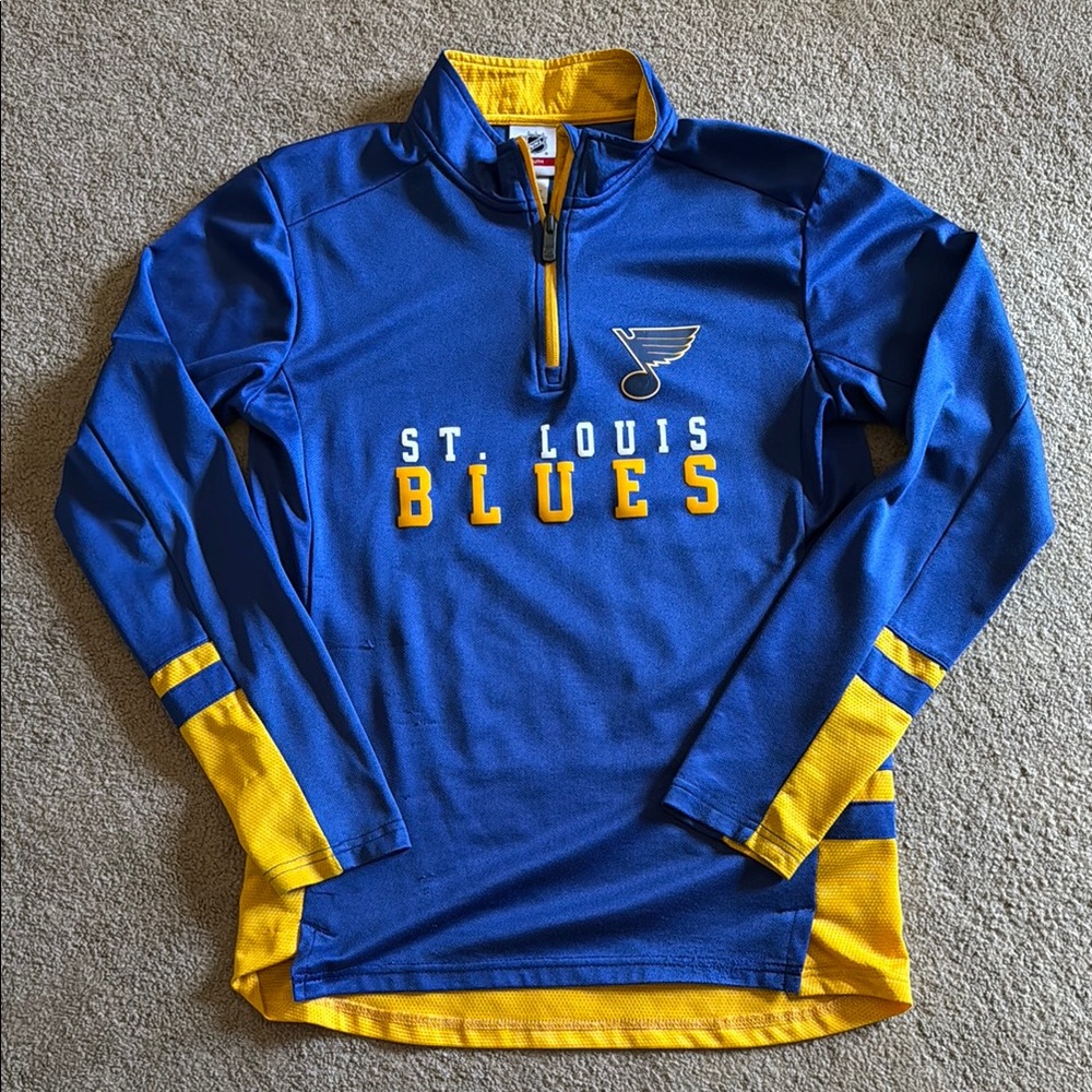 NHL St. Louis Blues Kids Shirt - Blue and Yellow